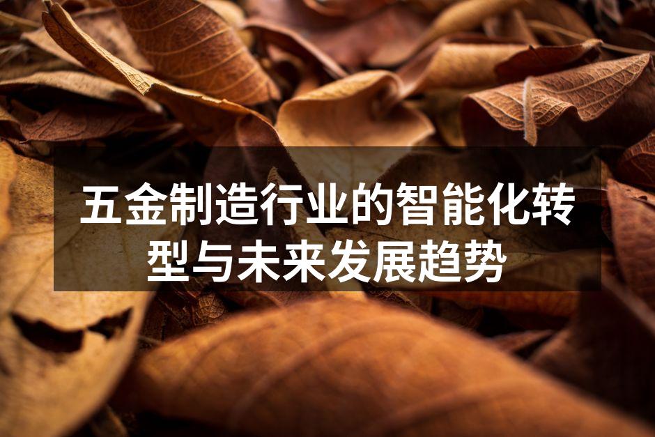 五金制造行业的智能化转型与未来发展趋势